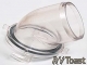 Camco 45° Sewer Hose Adapter, 3" Clear